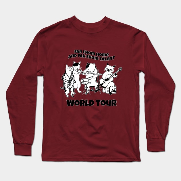 no talent world tour Long Sleeve T-Shirt by Kingrocker Clothing